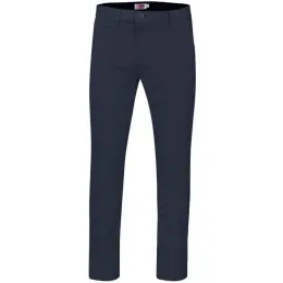 Mens Superb Stretch Chino Pants Navy Front